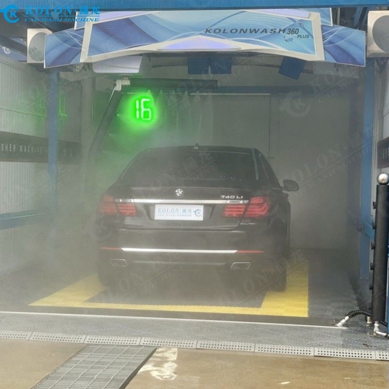 Automatyczna bez dotyku maszyna do mycia samochodów Sprzęt KL-360 PLUS 22kw pompa wodna 22kw wentylator