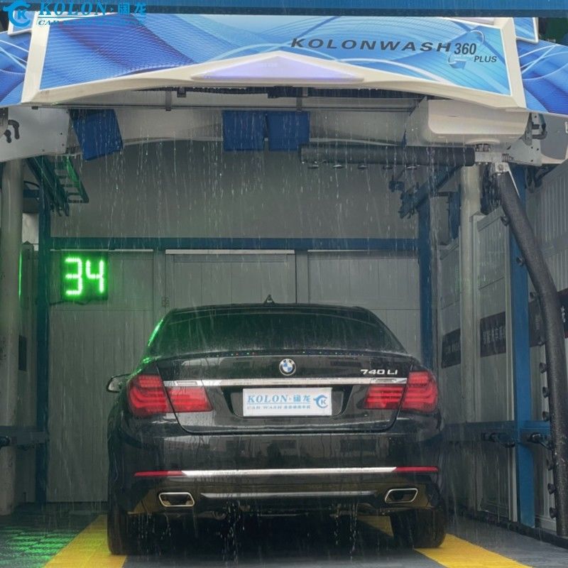 Automatyczna bez dotyku maszyna do mycia samochodów Sprzęt KL-360 PLUS 22kw pompa wodna 22kw wentylator
