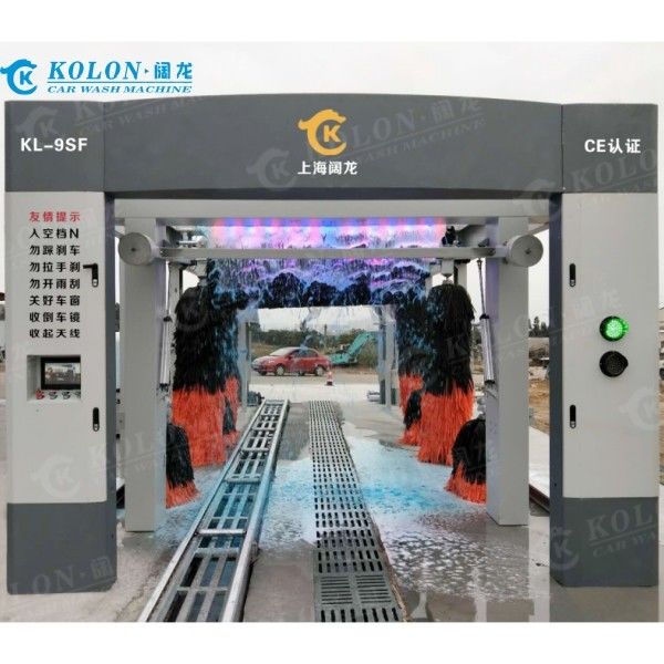 Aktualizowana wersja Tunel Continuous Type Long Full Automatic Car Washing Machine Na stacje benzynowe Czyszczenie więcej pojazdów