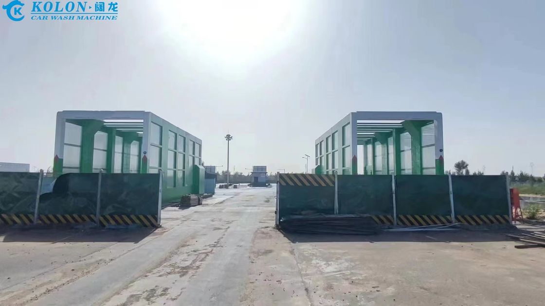 Elektryczna pralka autobusowa z czasem prania 3-5min/samochód Nieograniczona maksymalna długość prania