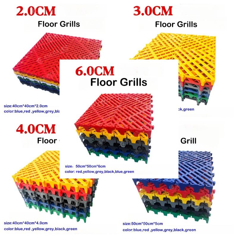 Płytki podłogowe z plastiku PP 2,0 cm 3,0 cm 4,0 cm 5,0 cm 6,0 cm